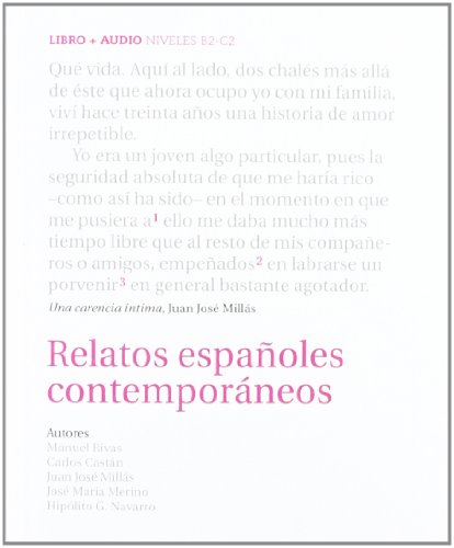 Stock image for Coleccion Audiolibros (Book & CD): Relatos Espanoles Contemporaneos + CD (Spanish Edition) for sale by Better World Books Ltd