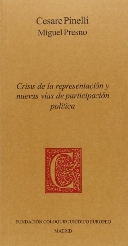 Beispielbild fr Crisis de la representacin y nuevas vas de participacin poltica zum Verkauf von Iridium_Books