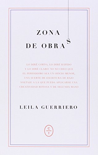 Beispielbild fr ZONA DE OBRAS zum Verkauf von KALAMO LIBROS, S.L.