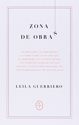 Imagen de archivo de ZONA DE OBRAS a la venta por KALAMO LIBROS, S.L.