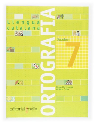 Imagen de archivo de QUADERN ORTOGRAFIA 7. LLENGUA CATALANA a la venta por Librerias Prometeo y Proteo