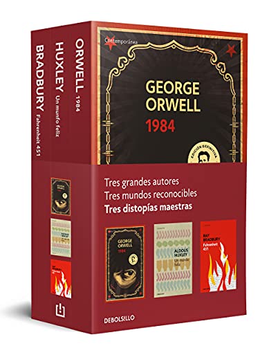 Stock image for DISTOPAS MAESTRAS (PACK QUE INCLUYE: 1984, FAHRENHEIT 451 Y UN M for sale by Antrtica