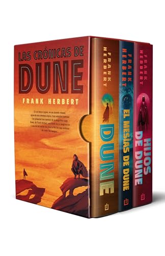 Imagen de archivo de Estuche Triloga Dune, edicin de lujo (Dune; El mesas de Dune; Hijos de D une ) / Dune Saga Deluxe: Dune, Dune Messiah, and Children of Dune (Spanish Edition) a la venta por GF Books, Inc.