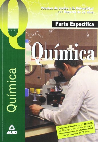 Imagen de archivo de Qumica. Prueba especfica. Prueba de acceso a la universidad para mayores de 25 aos. a la venta por medimops