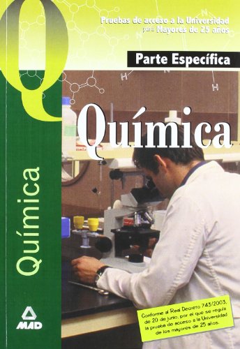Stock image for Qumica. Prueba especfica. Prueba de acceso a la universidad para mayores de 25 aos. for sale by medimops