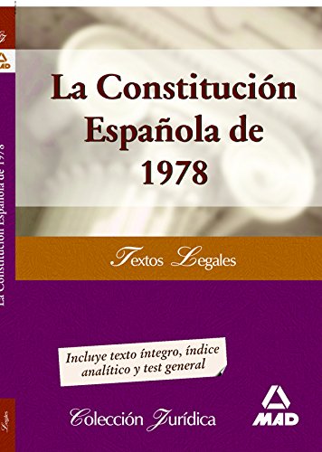 Imagen de archivo de LA CONSTITUCION ESPA?OLA DE 1978 a la venta por medimops