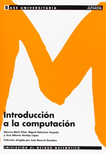 Stock image for Introduccin a la computacin. Mart Oliet, Narciso / Palomino for sale by Iridium_Books