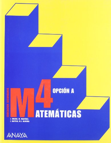 Imagen de archivo de Matemticas 4. Opcin A. a la venta por Hamelyn