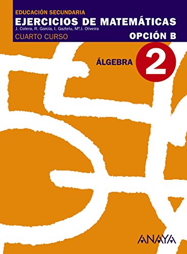 Stock image for lgebra, 4 ESO. Cuaderno for sale by medimops