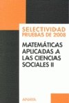 Imagen de archivo de Matemticas aplicadas a las Ciencias Sociales II. a la venta por Iridium_Books