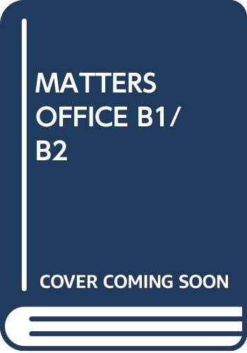 Stock image for MATTERS - OFFICE B1/B2 for sale by Ammareal