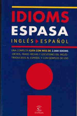 Imagen de archivo de Idiomas Espasa Ingles/Espanol (Spanish Edition) a la venta por Iridium_Books