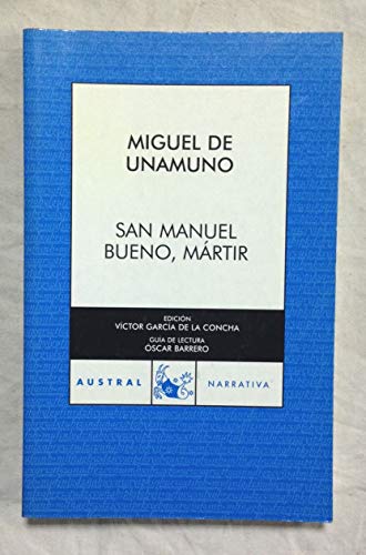 Beispielbild fr San Manuel Bueno, Mrtir zum Verkauf von Hamelyn