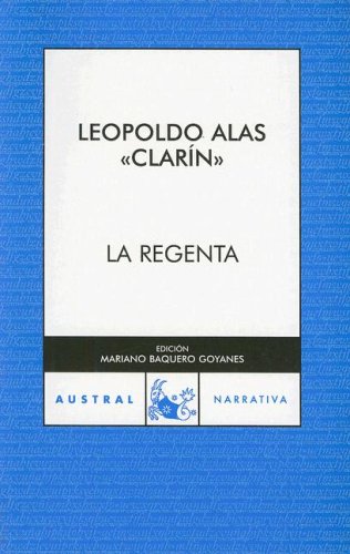 Stock image for La Regenta (Austral) (Spanish Edition) for sale by HPB-Ruby