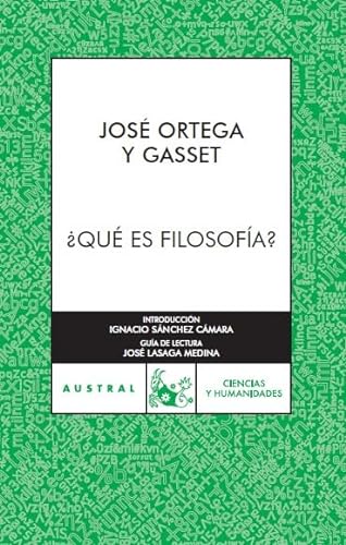 Imagen de archivo de Qu es filosofa? (Spanish Edition) Ortega Y Gasset, Jos a la venta por Iridium_Books