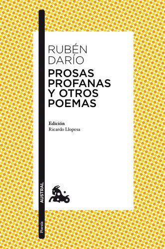 Stock image for Prosas profanas y otros poemas for sale by Librera Berln