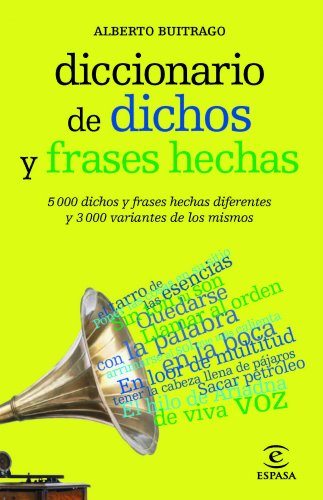 Stock image for Diccionario de dichos y frases hechas for sale by AwesomeBooks