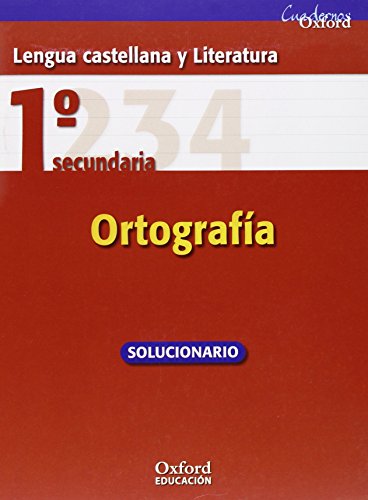 Stock image for Lengua Castellana y Literatura 1. ESO. Cuadernos Oxford Ortografa (Solucionario) for sale by medimops