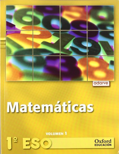 MatemÃ¡ticas 1.Âº ESO. Adarve Trimestral. Pack (Libro del alumno + CD) (Spanish Edition) (9788467362886) by Varios Autores