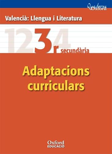 9788467370034: Valenci: Llengua I Literatura 3 ESO Adaptacions Curriculars (Comunitat Valenciana) (Cuadernos Oxford) - 9788467370034