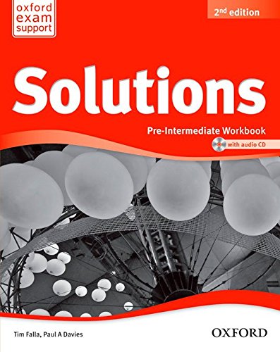 Beispielbild fr Solutions 2nd edition Pre-Intermediate. Workbook CD Pack zum Verkauf von Ammareal