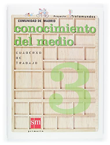 9788467502398: Conocimiento del medio. 3 Primaria. Trotamundos. Cuaderno de trabajo. Comunidad de Madrid