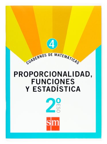 Stock image for Cuaderno 4 de Matemticas. 2 Eso. Proporcionalidad, Funciones y Estadstica - 9788467515428 for sale by Hamelyn