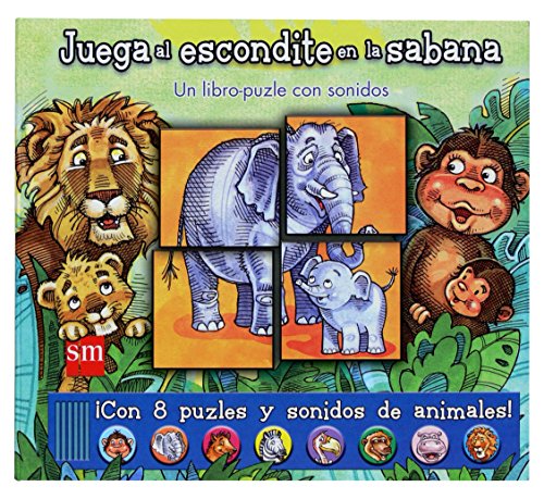 Stock image for JUEGA AL ESCONDITE EN LA SABANA (UN LIBRO-PUZLE CON SONIDOS) for sale by Iridium_Books
