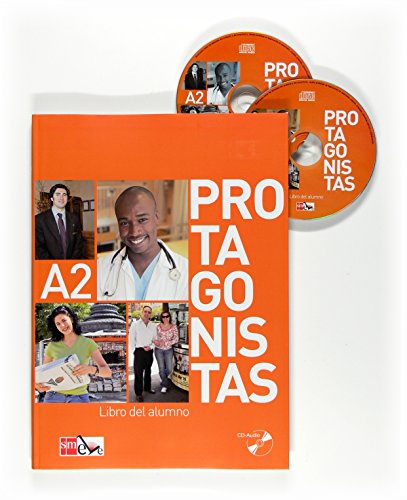 Beispielbild fr Protagonistas: Libro del alumno + cuaderno de actividades + audio CDs (2) - A2 zum Verkauf von WorldofBooks
