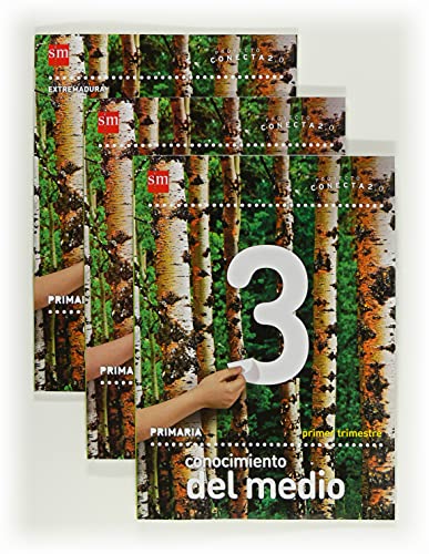 Imagen de archivo de Conocimiento del medio. 3 Primaria. Conecta 2.0. Extremadura. Trimestres a la venta por Zilis Select Books