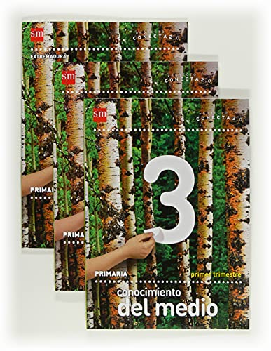 9788467554144: Conocimiento del medio. 3 Primaria. Conecta 2.0. Extremadura. Trimestres