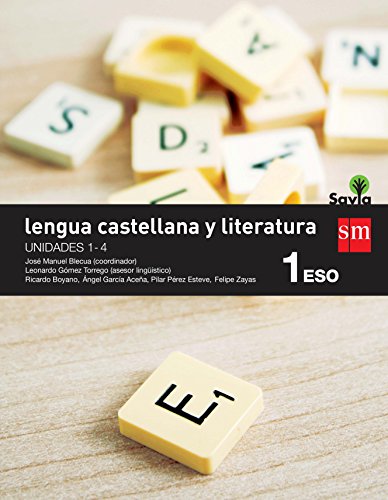 Imagen de archivo de LENGUA CASTELLANA Y LITERATURA. 1 ESO. SAVIA. TRIMESTRES a la venta por Zilis Select Books