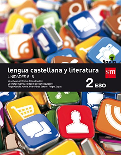 Stock image for LENGUA CASTELLANA Y LITERATURA. 2 ESO. SAVIA. TRIMESTRES for sale by Zilis Select Books