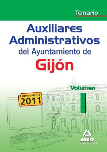 Auxiliares Administrativos Ayuntamiento Gijon.Temario.