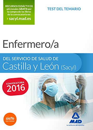 Stock image for ENFERMERO/A DEL SERVICIO DE SALUD DE CASTILLA Y LEN (SACYL). TEST TEST DEL TEMARIO for sale by Zilis Select Books