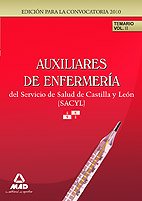 Stock image for Auxiliares de enfermera del servicio de salud de castilla y len (sacyl).Temario volumen ii for sale by Iridium_Books