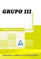 Stock image for Personal Laboral Ministerios. Grupo Iii. Temario Comn y Test for sale by Hamelyn