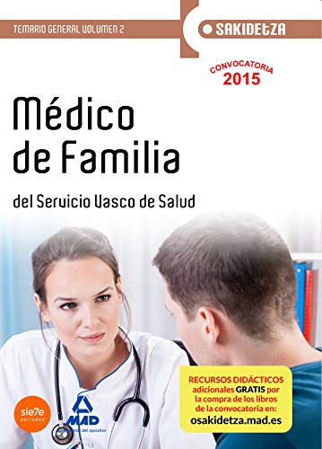 9788467629613: Mdico de Familia de Osakidetza-Servicio Vasco de Salud. Temario General Volumen 2