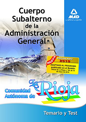 Stock image for CUERPO SUBALTERNO DE LA ADMINISTRACIN GENERAL DE LA COMUNIDAD AUTNOMA DE LA RI for sale by Zilis Select Books