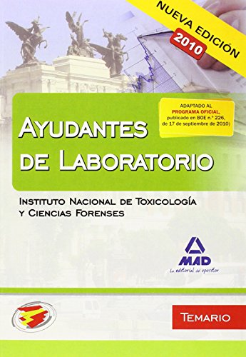 9788467649956: Ayudantes De Laboratorio Del Instituto Nacional De Toxicologa Y Ciencias Forenses. Temario