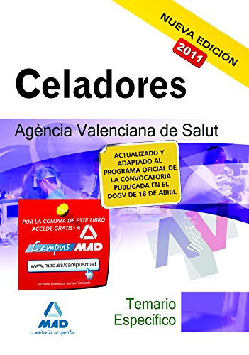 Imagen de archivo de Celadores, Agencia Valenciana de Salud. Temario de la parte especfica a la venta por medimops