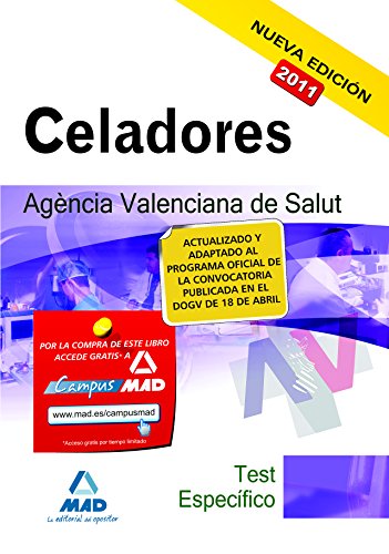 Stock image for Celadores, Agencia Valenciana de Salud. Test de la parte especfica for sale by medimops