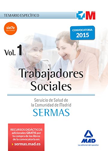 Imagen de archivo de Trabajadores Sociales del Servicio Madrileo de Salud. Temario especfico Volumen 1 a la venta por Iridium_Books