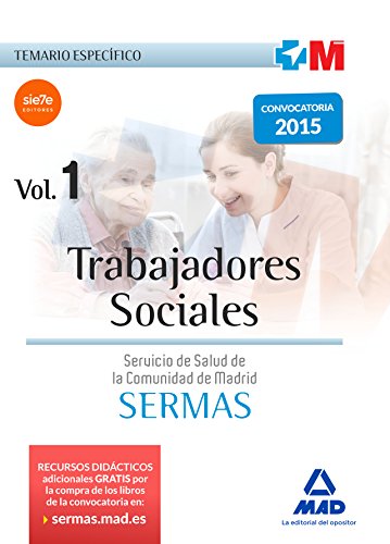 Stock image for Trabajadores Sociales del Servicio Madrileo de Salud. Temario especfico Volumen 1 for sale by Iridium_Books
