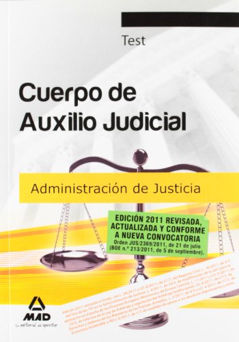 9788467657418: Cuerpo de Auxilio Judicial de la Administracin de Justicia. Test