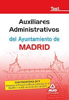Beispielbild fr Auxiliares administrativos del ayuntamiento de madrid. Test zum Verkauf von Ammareal