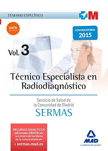 Imagen de archivo de TCNICO ESPECIALISTA EN RADIODIAGNSTICO DEL SERVICIO DE SALUD DE LA COMUNIDAD DE MADRID. TEMARIO ES a la venta por Zilis Select Books