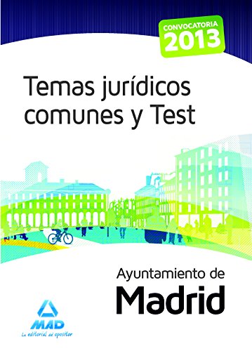 Imagen de archivo de Ayuntamiento de Madrid. Temas Jurdicos comunes y Test a la venta por Librera Prez Galds