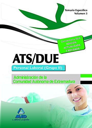 Stock image for Ats Due III Temario Especifico Extremadura 2014 Grupo II for sale by Iridium_Books