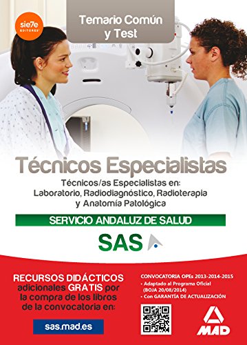 9788467698213: Tcnicos Especialistas del Servicio Andaluz de Salud. Temario comn y test